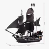 Pirates The Black Pearl And Queen Anne's Revenge Ship Building Block Model Assemble Bricks Toys Kids Gifts Fit MOC 4195 4184 Set 4