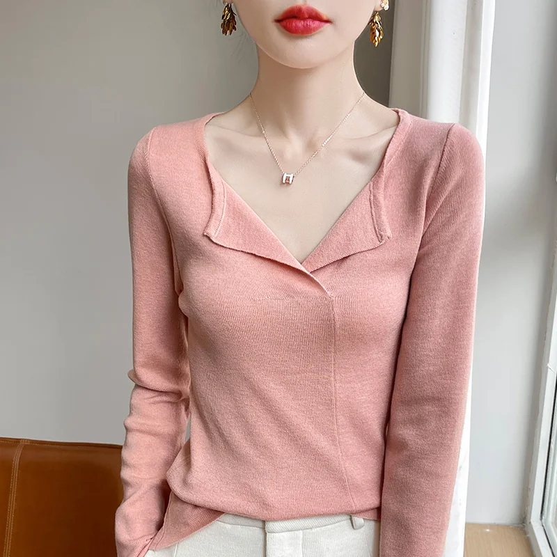2024 Autumn/Winter Women's Cashmere Sweater Women's Sweater Women's Pullover Fashion Sweater Warm Pullover 4