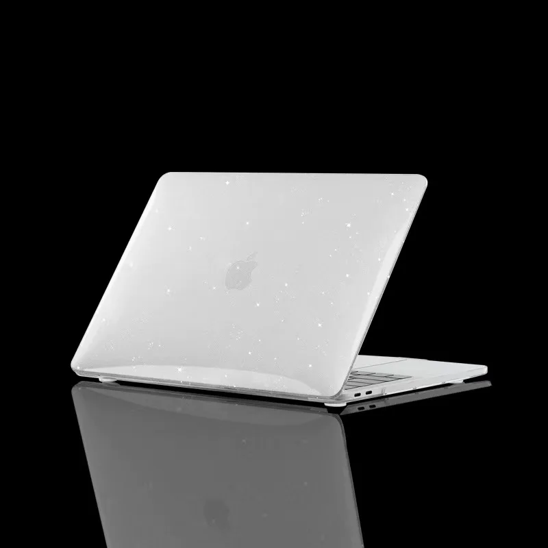 2025 Macbook Air 13.6 M4 Kılıfı, MacBook Air 15 M4 Çip Kılıfı, MacBook Pro 14 M4 Pro 16 M3 M2 M1 Pro 13 Kılıfı için Simli Laptop Kılıfı