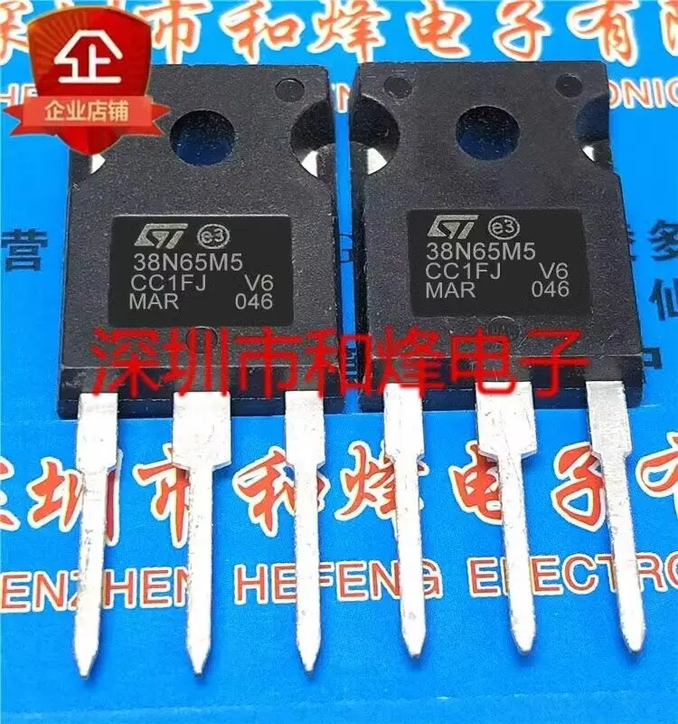 5PCS 38N65M5 STW38N65M5 TO-247 30A 650V In stock, can be purchased directly from Shenzhen Huayi Electronics