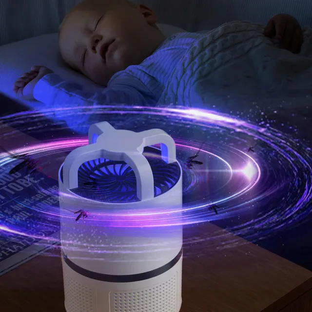 Szúnyoggyilkos Lámpa Otthoni Hálószoba Néma Usb Plug-In Szúnyogtaszító Szúnyog Gyilkos Műtárgy - Image 2