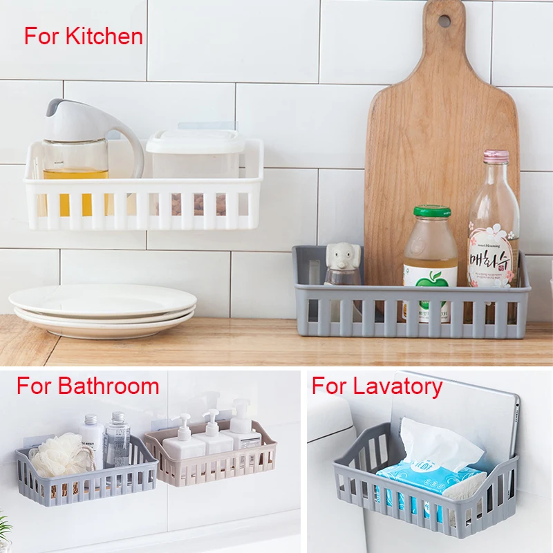 Kitchen Bathroom Rack Organizer Shelves Corner Frame Plastic Shower Caddy Storage Rack Shampoo Holder For Bathroom Accessories 5