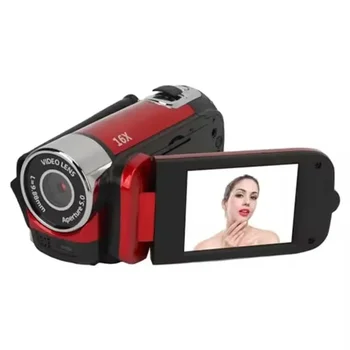 D90 1080P 16MP Digital Camera 2.4 Inch Rotatable Screen Camcorder 16X Zoom HD Video Recorder with Fill Light HD Video Camcorder 3