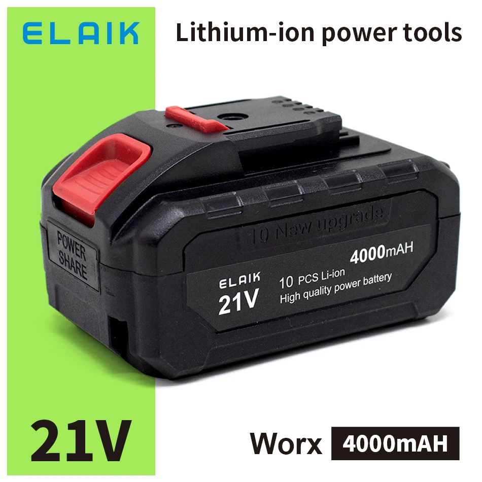 

High capacity 18V 21V4A4000mAh Vickers Power Tools Universal rechargeable battery Electric screwdriver Electric drill Lithium io