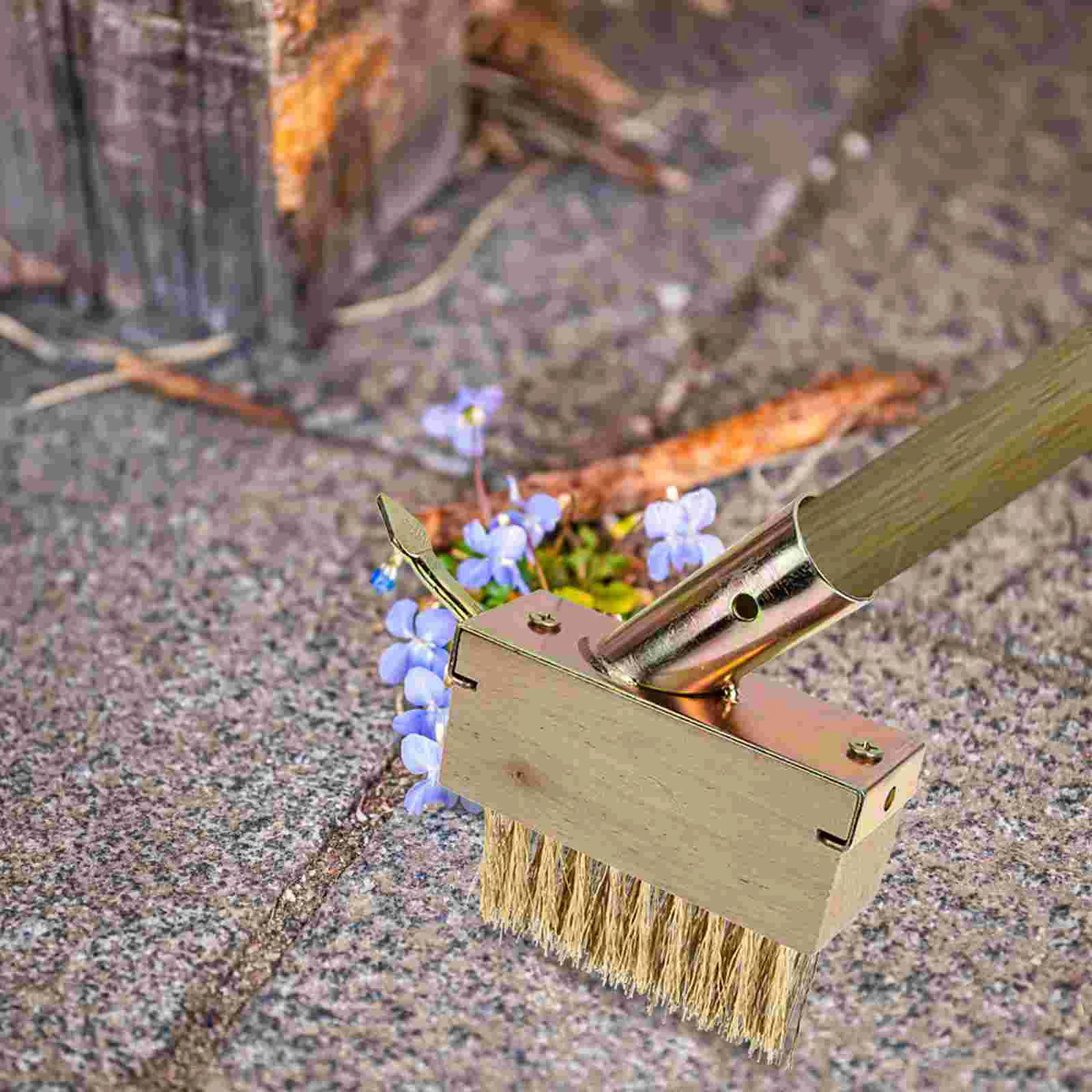 Brush Weed Tool Weedingremover Cleaning Wire Removal Garden Deck Crevice Cleaner Scrubsteel Grout Paver Tools Grabber brush cutter accessories