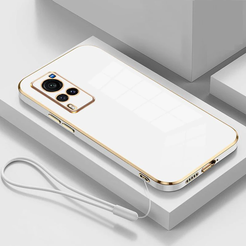 Luxury Square Plating Shockproof Phone Case - Enhanced Protection and Style