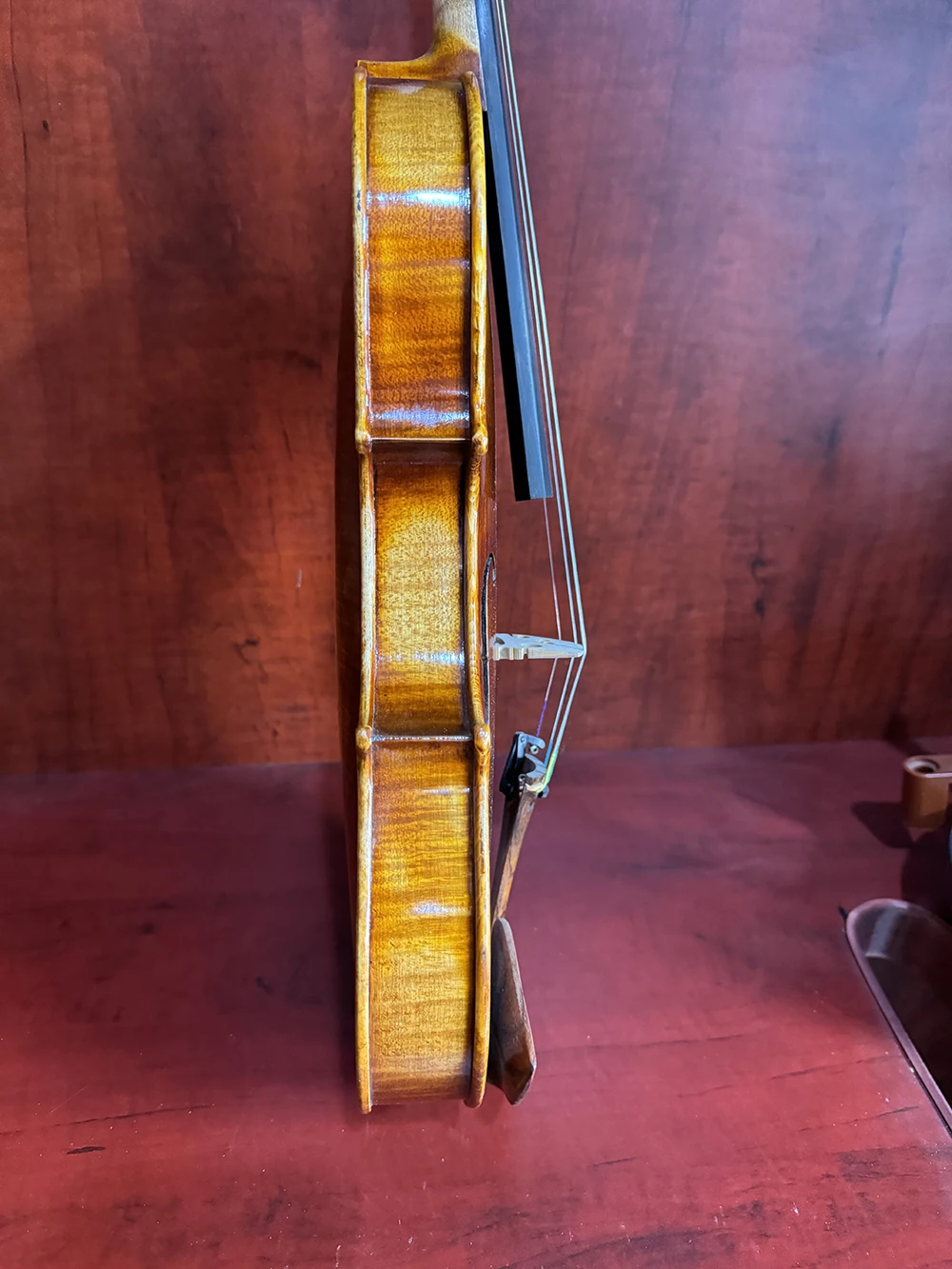 40 year natural European maple violin 4/4 set with Italian retro oily varnish professional violin with strong sound!