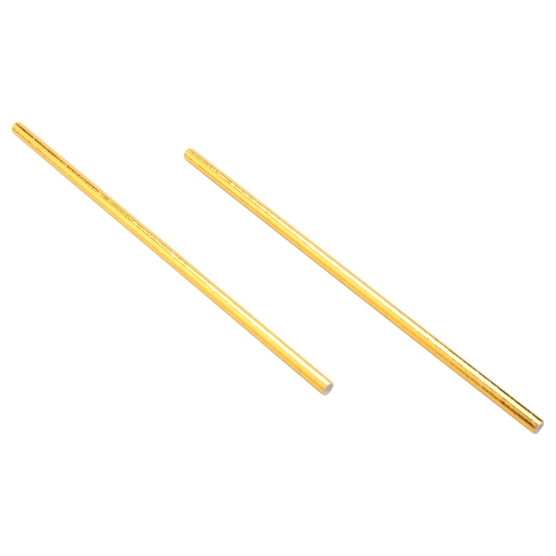 Gold Foil Paper Straws, Biodegradable Disposable Party Drinking Straws, Pack Of 100 Holiday Celebrations