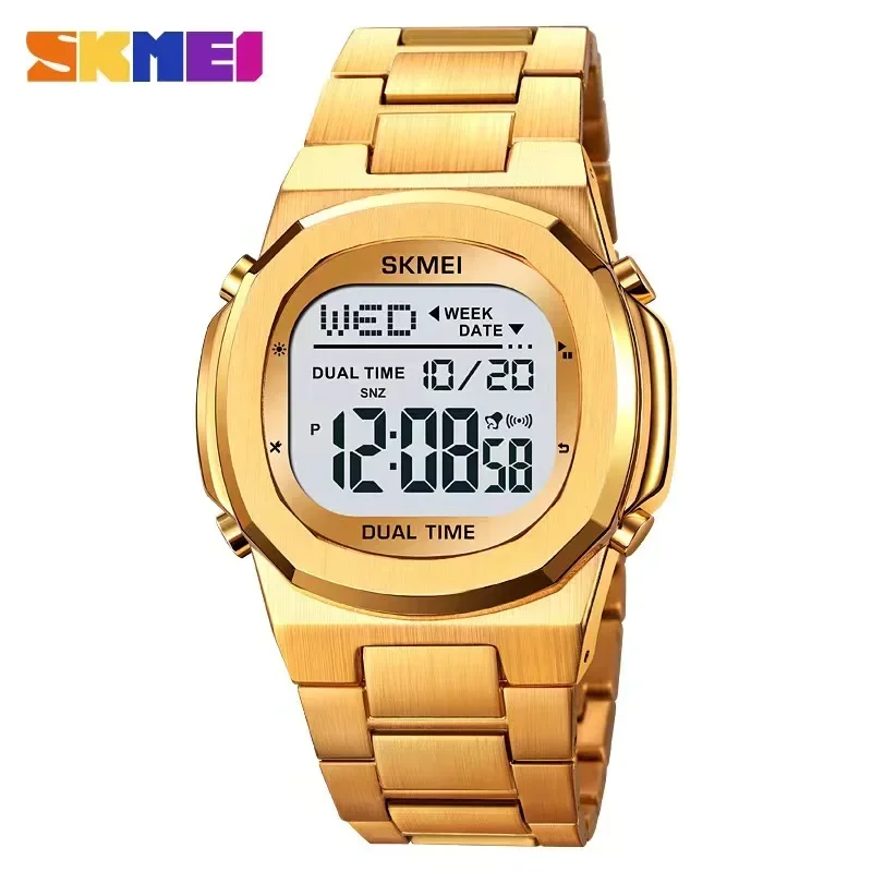 SKMEI 2004 montre de Sport pour hommes montre-bracelet électronique étanche alarme Date horloge relojes para hombre lueur chronomètre multifonction