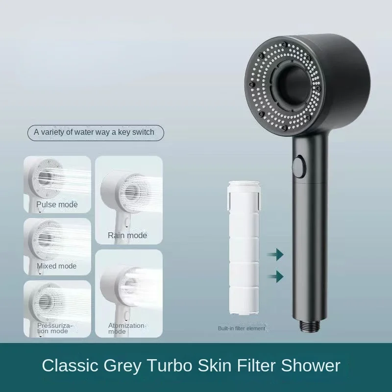 Xiaomi Mijia 5 Modes Pressure Boost Shower Head High-pressure  Head Technology Sensing  Household Set Bathroom Accessories 2