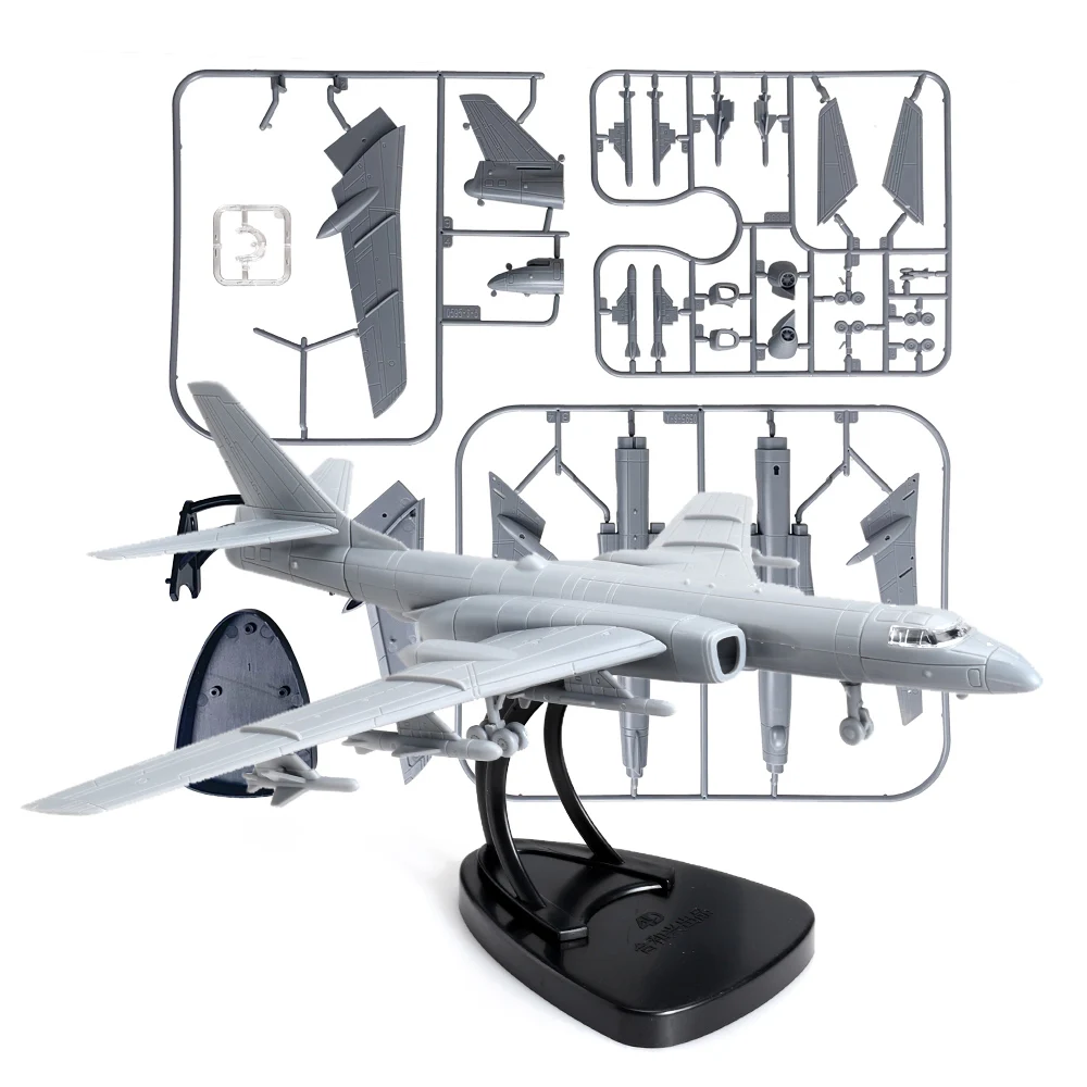 

ViiKONDO Toy Fighter Military Aircraft Model 1/144 US Lockheed C-130h Hercules Warplane China H-6K Bomber Jet Airplane Boy Gift