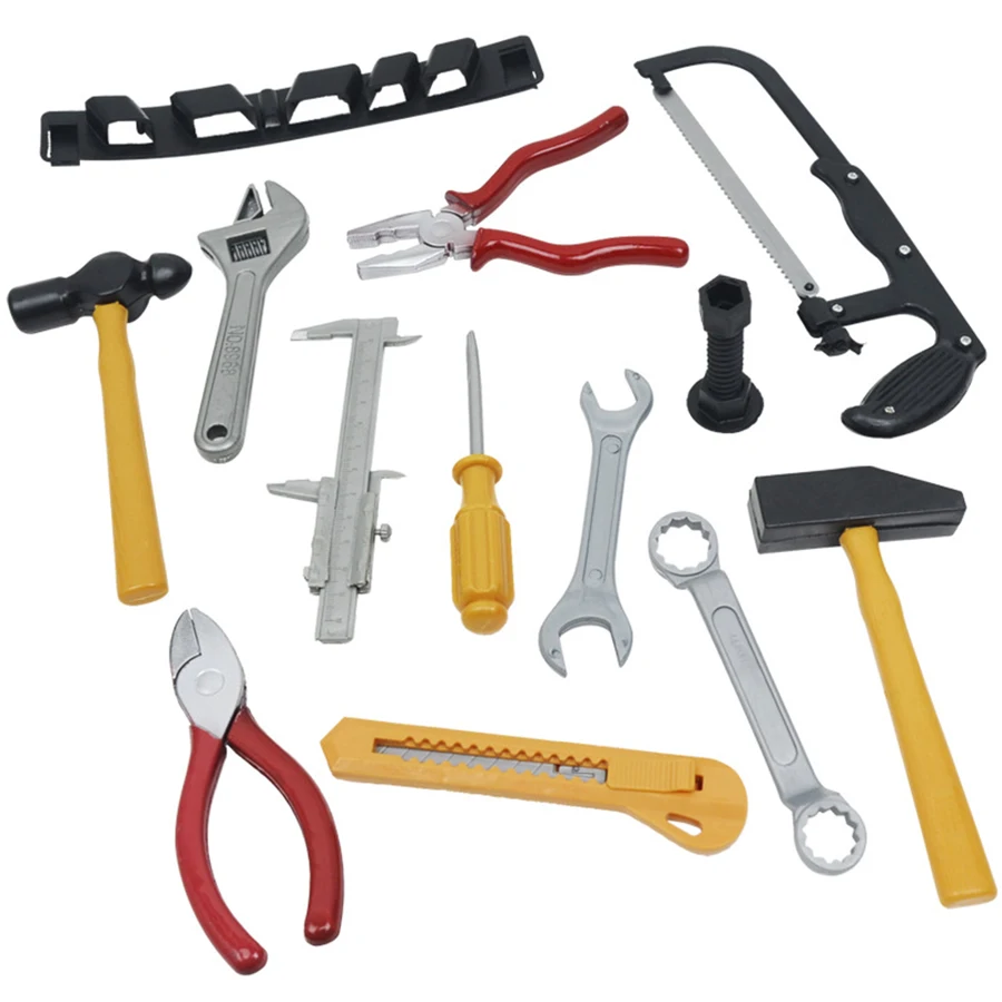 Random Style Simulation Repair Drill Tools 14pcs/set Children Pretend Play Toys Plastic Maintenance Tool Screwdriver Kids Toys kids repair toys,plastic construction toys,kids construction toys,kids pretend play set