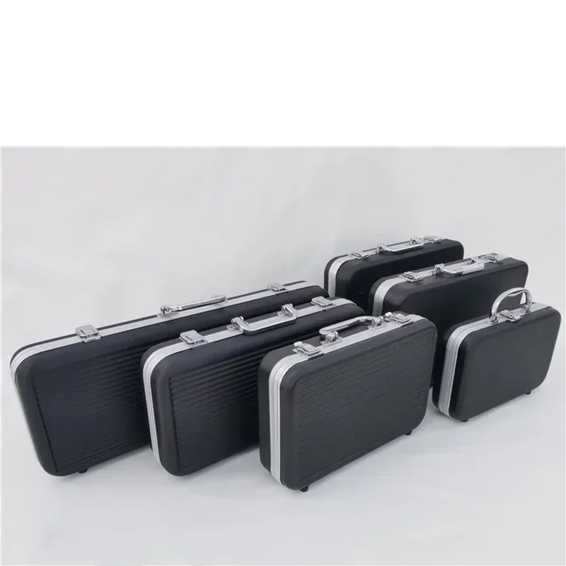 Suitcase Portable Storage Instrument Lining Aluminum Box Plastic Case With Safety Alloy Sponge Impact Toolbox Resistant 5