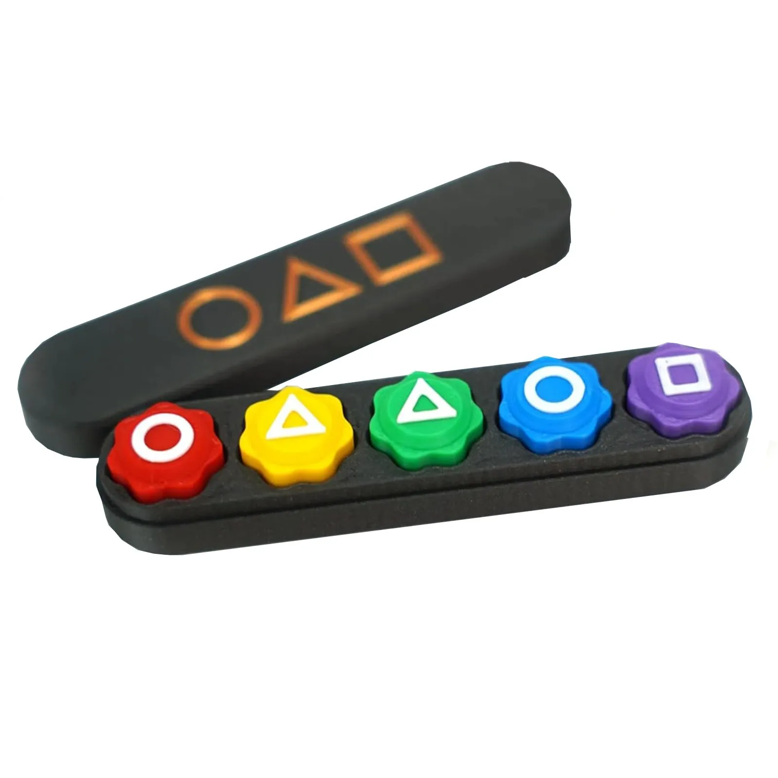 Stone Pebbles Game 2025 Minigame Toys Stone Pebbles Set Round Case Traditional Play Game Gifts