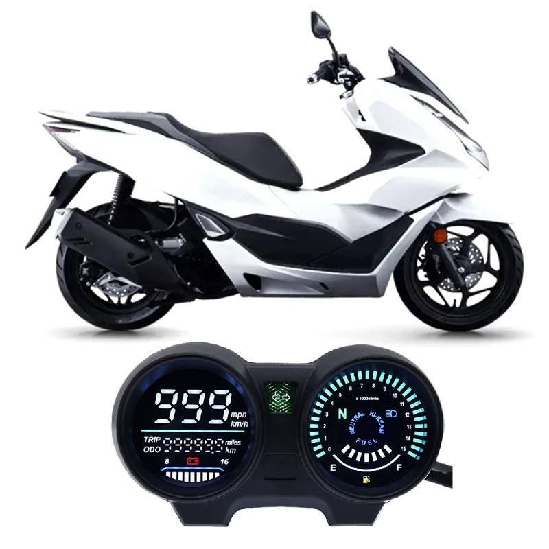

ABS Motorcycle Dashboard Motorcycle RPM Meter Electronics Speedometer For Brazil TITAN 150 Honda CG150 Fan150