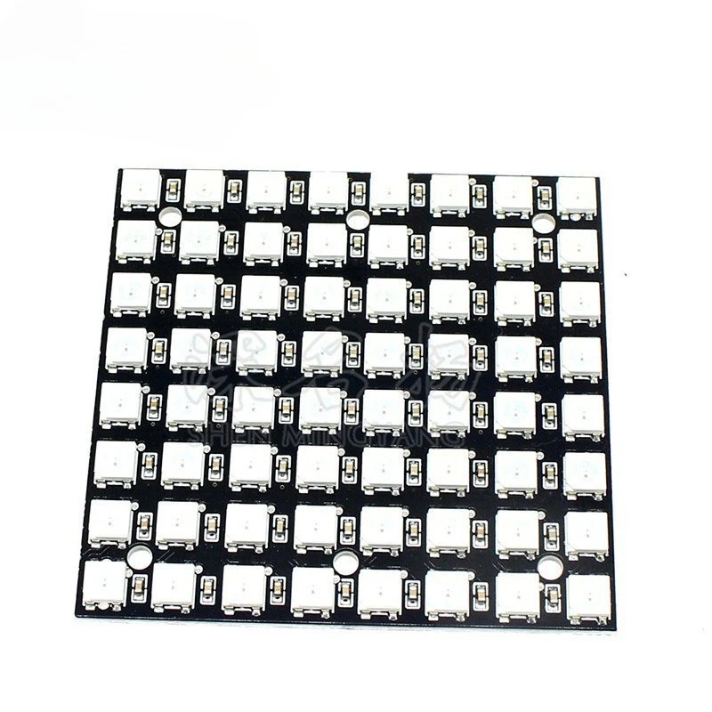 64비트 WS2812 5050 RGB LED 내장 풀컬러 드라이버 랜턴 개발 보드