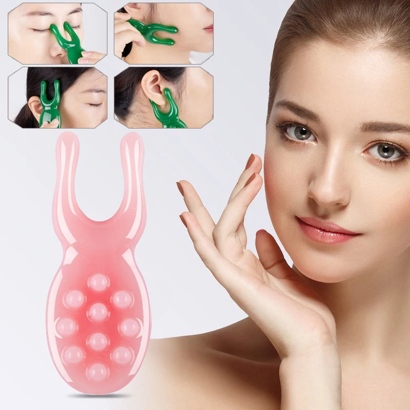 

Resin Nose Massager Promote Blood Circulation For Trigger Point Therapy Pedicure Gua Sha Board Facial Muscle Stick Nose Lifting