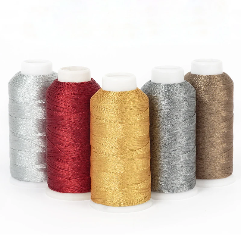Luxurious Gold & Silver Embroidery Thread for Handmade Braided Bracelets