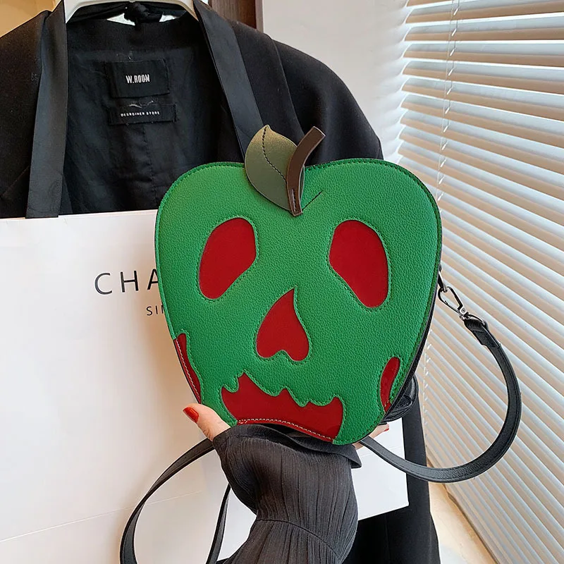 

Woman Pumpkin Shoulder Bag Crossbody Messenger Handbag Halloween Gift Y2k Prank Fashion Funny Mischievous Goblin Demon Clutche