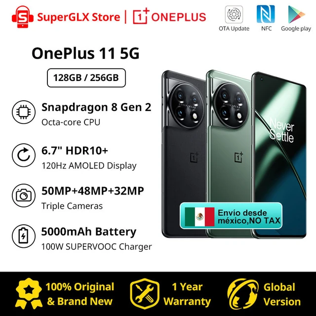 Oneplus A 5000oneplus 11 5g Global Version - Snapdragon 8 Gen 2, 2k  Amoled, 100w Charge