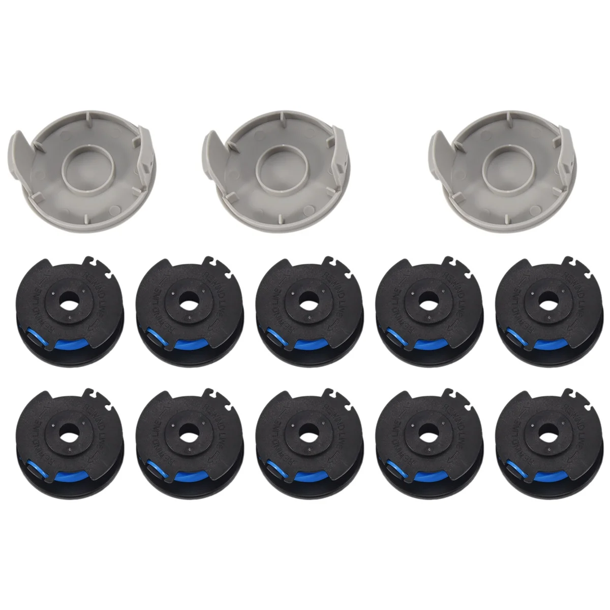 

AC14RL3A линейный триммер, сменная катушка для уборщика сорняков Ryobi, 18 В, 24 В, 40 в, автоматическая подача, беспроводные триммеры