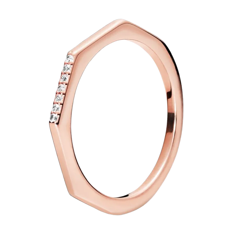 Rose Gold Bridal Sets Wedding Bands Couple Rings For Women Princess Tiara Wishbone String Of Bead Murano Glass Leaf Fine Jewelry
