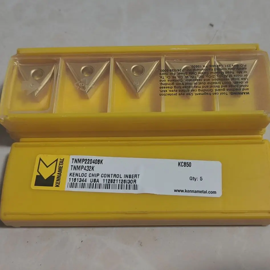 

KENNAMETAL TNMP220408K KC850 10Pcs Carbide Inserts External Turning Tool