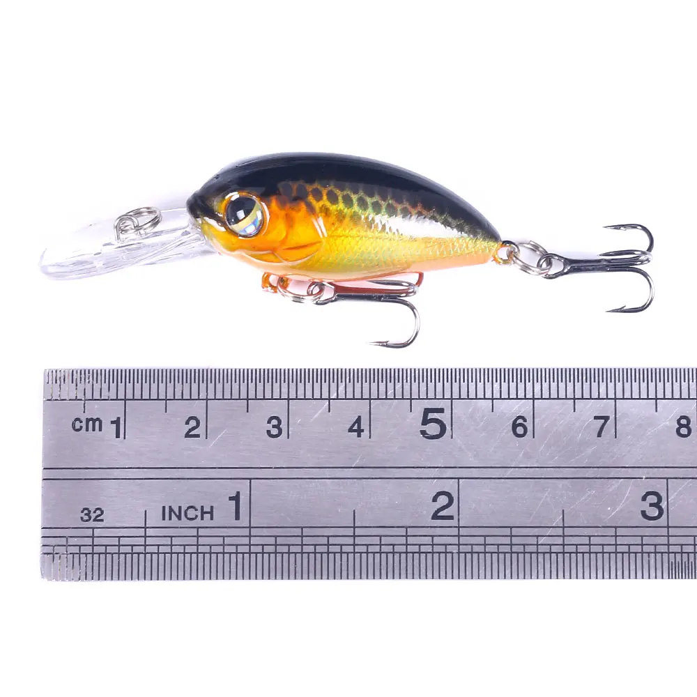 crankbait leurre Artificial Hard Baits 6CM-5G-10# Mini Wobbler