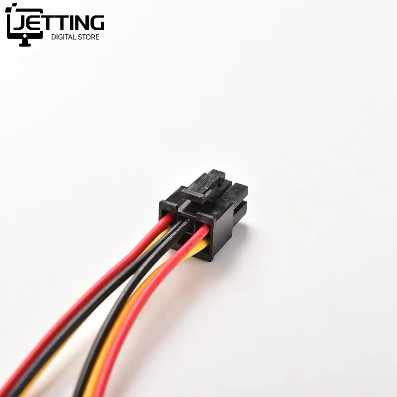 2 IDE Dual 4pin Molex IDE Male to 6 Pin Female PCI-E Y Molex Power Cable Adapter Connector for video cards