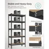 5-Tier Storage Shelves, Set of 2 Garage Storage, Boltless Assembly, Adjustable Shelving Units, Load 1929 lb Each 3