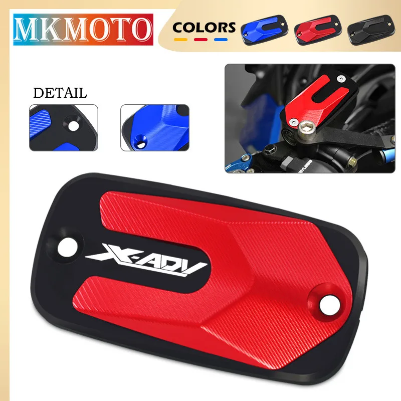 

For Honda X-ADV 750 X-ADV750 X ADV 2017-2023 Motorcycle CNC Front Brake Reservoir Fuel Master Cylinder Fluid Cap Oil Tank Cover