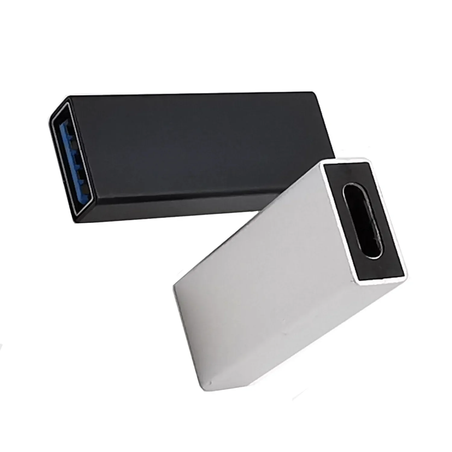 고속 USB C USB 3.1 유형 C 여성 USB 3.0 A 여성 어댑터 변환기 어댑터 5gbps Aata 전송 블랙 실버
