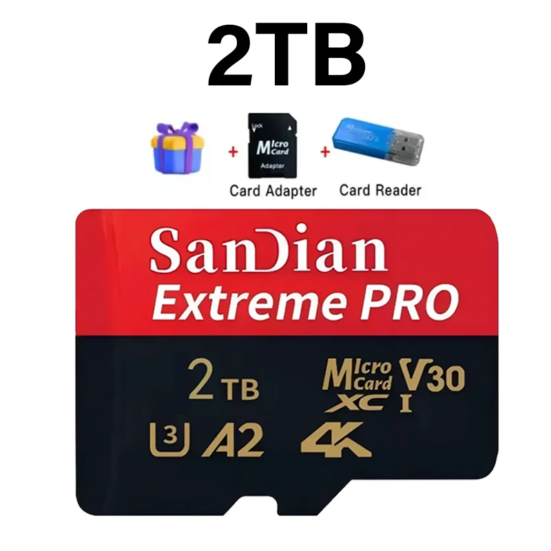 ตัวเลือกสินค้า การ์ดหน่วยความจำกันน้ำ ความจุ 512GB ความเร็วสูง Class 10 U3 V30