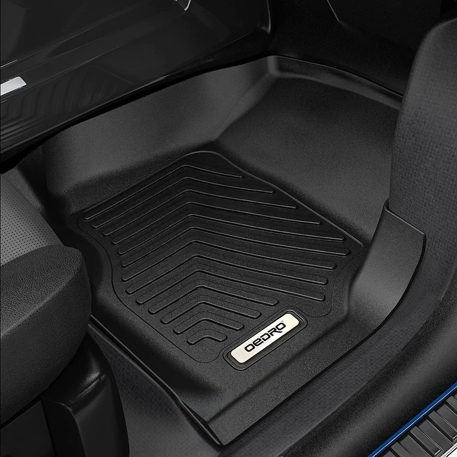 All-Weather Floor Mats Set for 2014- Nissan Rogue TPE Rubber Front and Rear 3-Piece