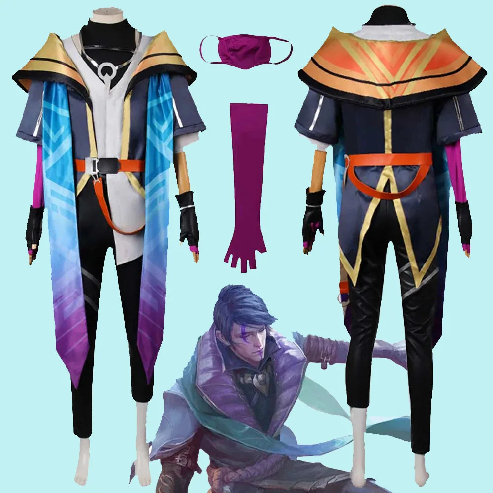 

Game LoL Disguise Heartsteel Aphelios Costume Fantasy Cosplay Adult Men Roleplay Fantasia Outfits Male Halloween Party Clothes