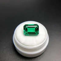 Natural Mined Emerald Green 10.50 Cts10x14mm Rectangle Cut AAAAA Sri-Lanka VVS Emerald Cut Gem 1