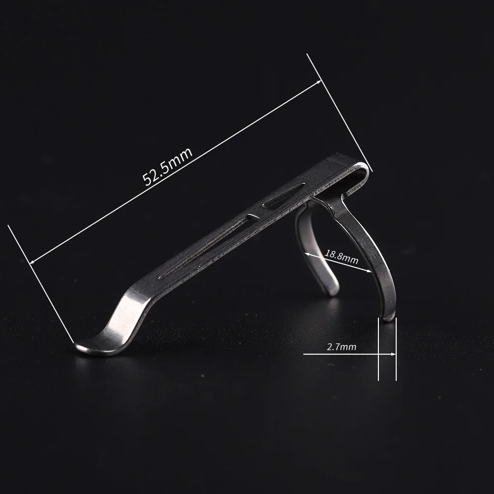 Stainless steel clip for Convoy T4 flashlight