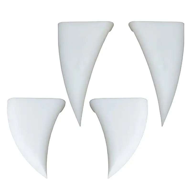 Ruwshuuk Décoration De Voiture D'halloween, 2 Dents De Voiture De Vampire | Décoration De Pare-Chocs, Dents De Vampire, Cornes De Diable Blanches à Installer Sur La Grille