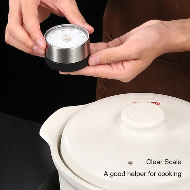 Custom Round Shaped Rotating Cooking Timers with Magnet