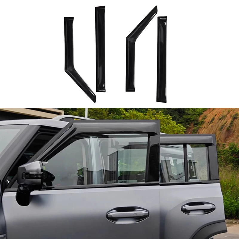 CarWindowWeatherShieldFitforCheryJETOURTravelerModifiedwithLuminousMarkersWidening