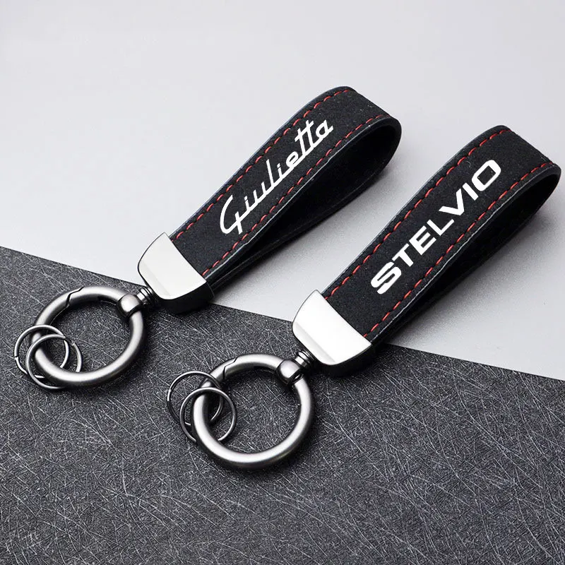 Car key chain key bag anti drop rope decorative bracelet For Alfa Romeo  Giulia Giulietta 159 156 MITO Stelvio 147 Sportiva - AliExpress