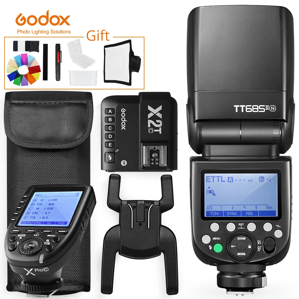 Godox TT685II Speedlite TT685IIC TT685IIN TT685IIS TT685IIF TT685O TTL HSS  Camera Flash for Canon Nikon Sony Fuji Olympus Camera