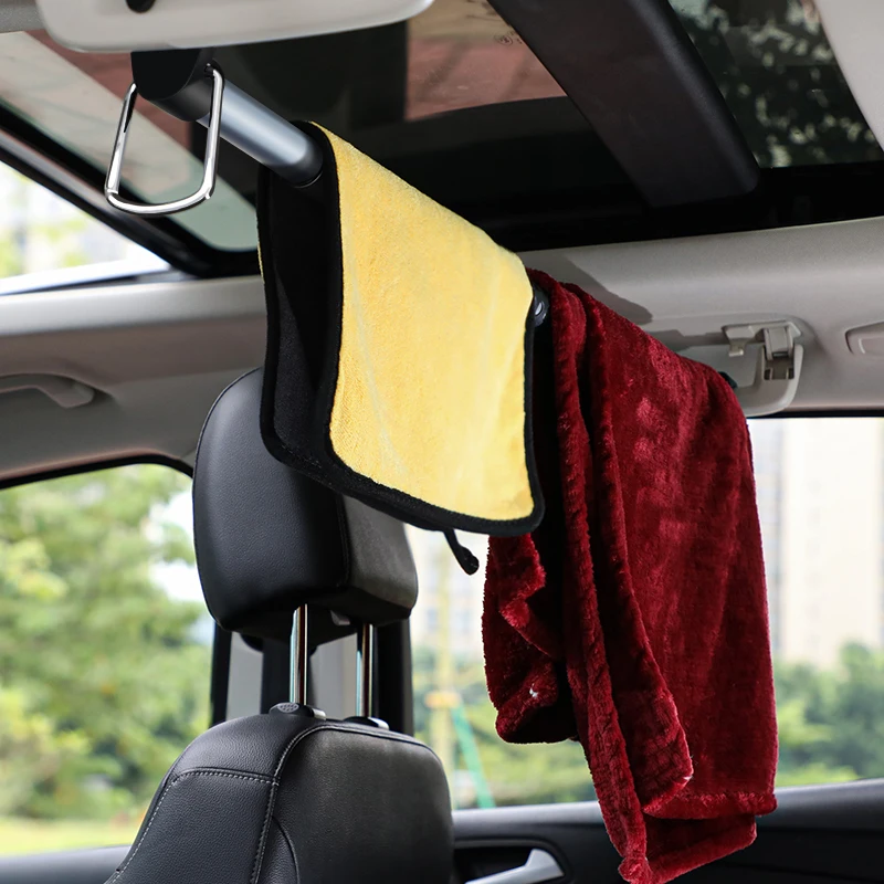 Car Hanger On-board Telescopic Clothes Drying Rod for Car Travel Luggage Self Driving Product Creative Clothes Coats Bags Rack