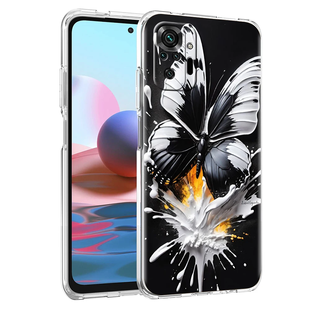 Elegant Transparent Butterfly Phone Case - TPU Protective Cover