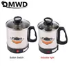 DMWD MultiCooker Electric Skillet portable stainless steel heating cup Noodles milk soup porridge Cooking Pot mini coffee boiler 1