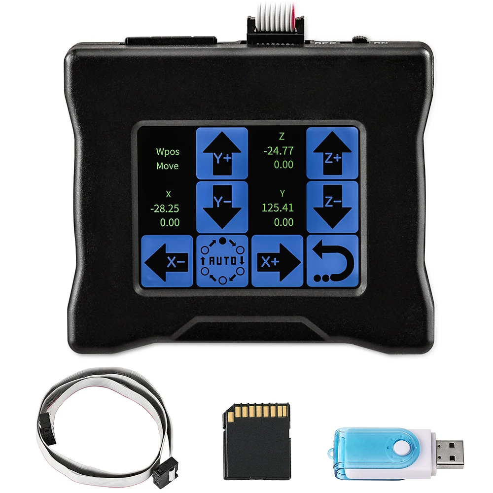 CNC 28 inch GRBL Offline Controller LCD Display ESP 32bits Touchscreen With Wifi For CNC Router Cutting Laser Engraving Machine