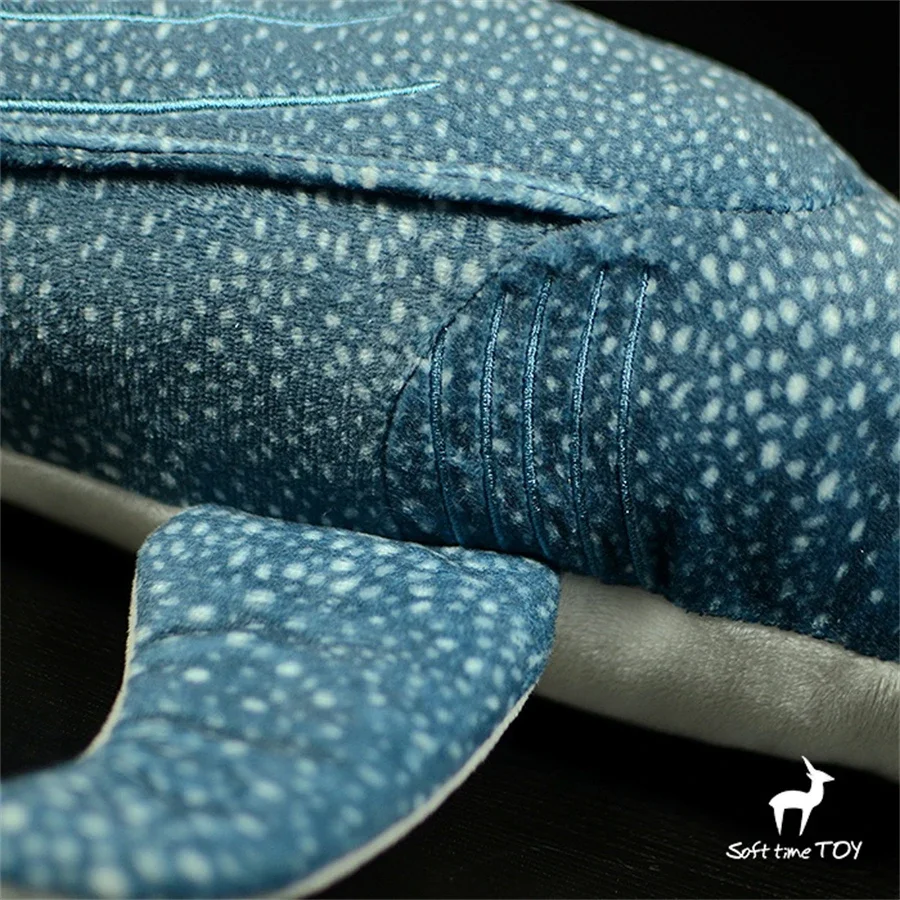 Whale Shark High Fidelity Anime Cute Ocean Plushie Gaint Fish Plush Toys Lifelike Animals Simulation Stuffed Doll Kawai Toy Gift 3