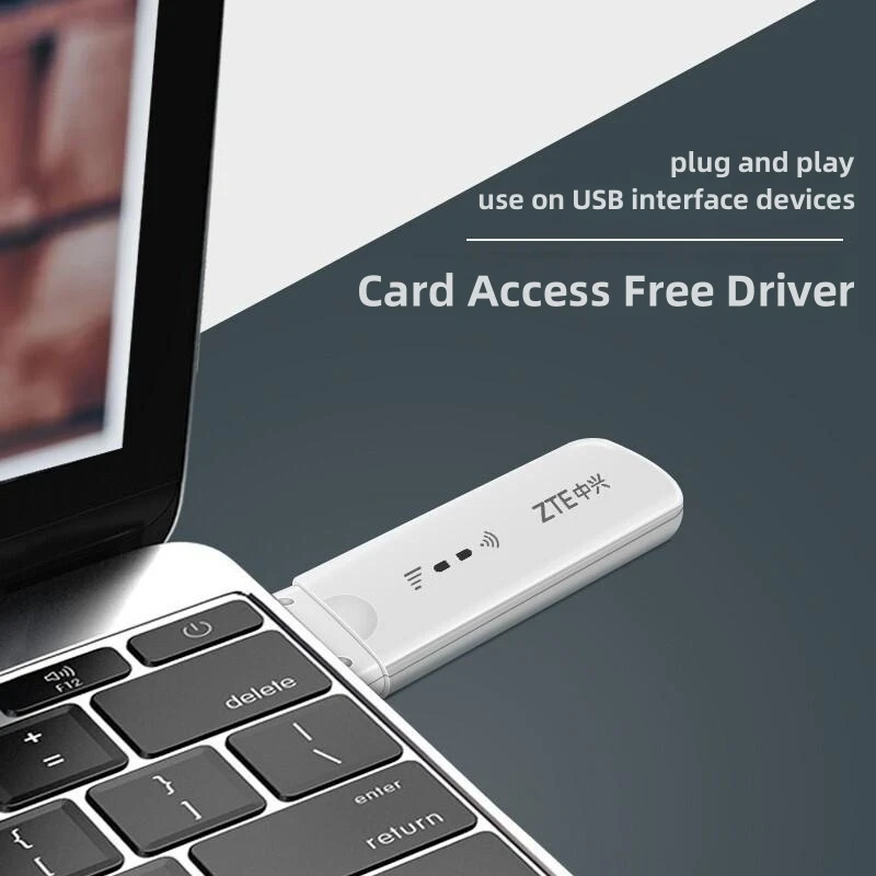 Zte Mf79n Desbloqueado Wifi Usb Modem ao ar Livre 4g Lte Router 150mbps Dongle com Slot para Cartão Sim Adaptador sem Fio para Casa e Escritório - Imagem 5