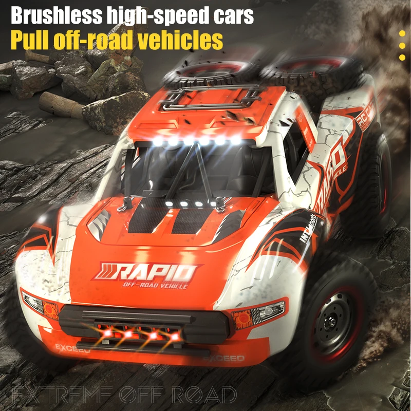 JJRC Q130 1/14 Desert Drift Truck 4WD RC Car High Speed Racing 70km/h or 50km/h Remote Control Vehicle gift Toys For Boys Kids 4