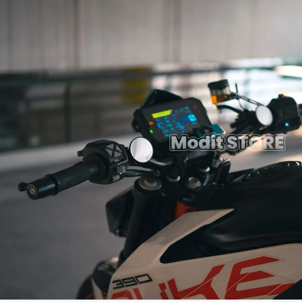Enhanced Motorcycle Circular Rearview Wide-Angle Mirror